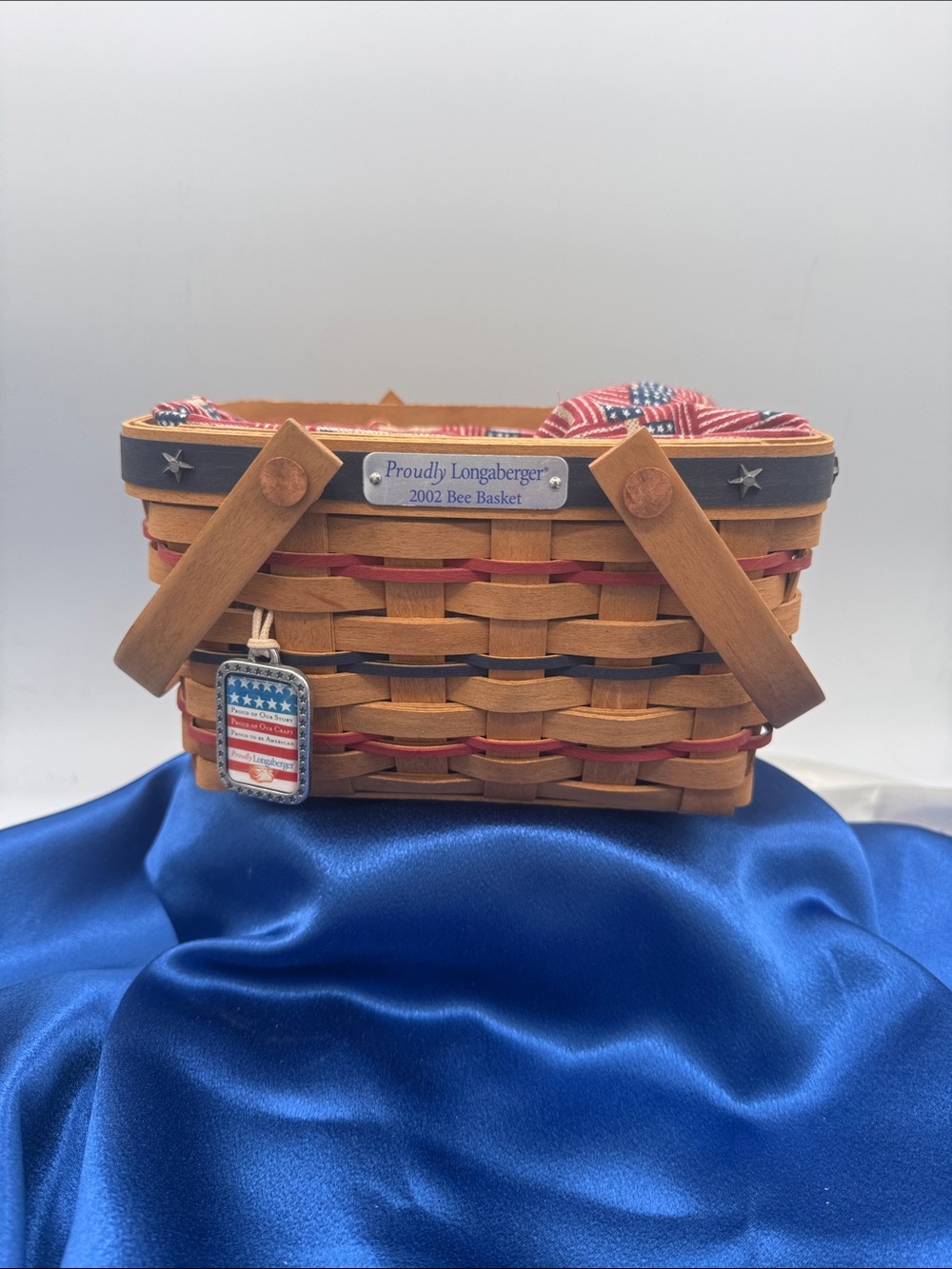 Longaberger 2001 Hostess Appreciation Basket.Patriotic/AmericanaDesign.